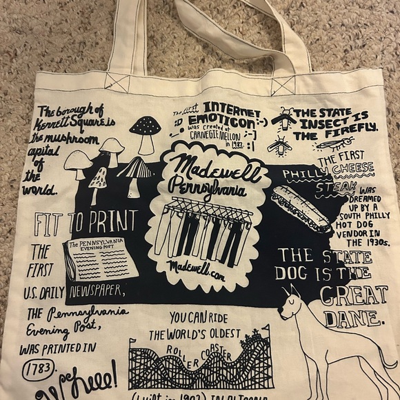 Madewell Pennsylvania Tote Bag - Picture 2 of 3